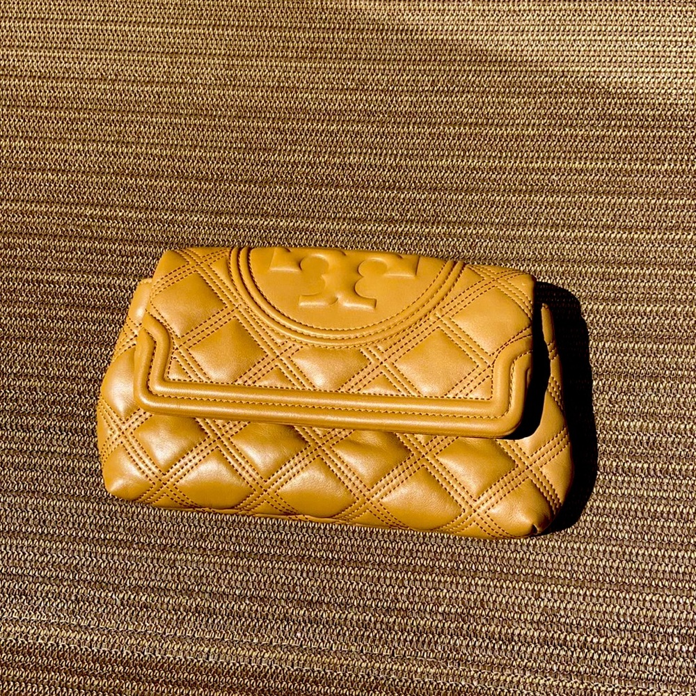Tory Burch Quilted Fleming Clutch